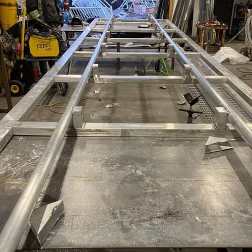 Custom Metal Structures – Proshield Metal Works Custom-designed metal structures fabricated by Proshield Metal Works in Edmonton.