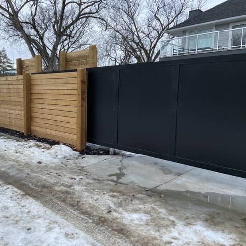 Custom Gates & Entryways – Proshield Metal Works Custom gates and entryways designed and fabricated by Proshield Metal Works in Edmonton.